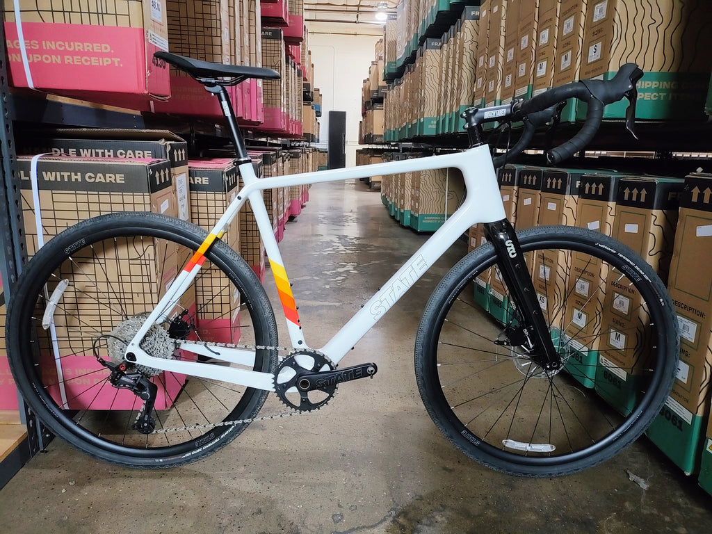 #1117 - Carbon All-Road - White Ember 700c - 59cm- Excellent Condition