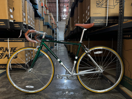 product #1240 - 4130 Road 8-Speed | Hunter Green (Size 49cm, Very Good Condition)